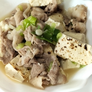 焼き豆腐と牛肉のすき焼き風☆簡単！煮物〜♪